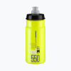 Cyklistická fľaša Elite Jet 550 ml žltá fluo/čierna s logom (550 ml)