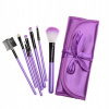 Divine cosmetics P218 sada štetcov na makeup fialová 7 ks
