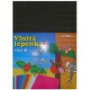 Lepenka W-Welle 260g 34,5 x 24,5 cm zvlnená-čierna 10 listov