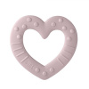 BIBS Hryzátko Baby Bitie Heart, farba Pink Plum