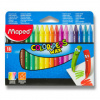 Voskové pastelky Maped Wax 18ks