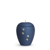 Zvieracia urna Verona Paws so sviečkou - Navy 0,5l