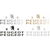 PEUGEOT 35 cm nálepky na bicykel NÁHRADA - - YESS Nálepky