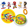 DIGITÁLNA TLAČ Jedlý obrázok na tortu SONIC SONIK JEŽKO + POSTAVY + TEXT 35