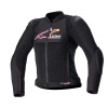 Bunda STELLA SMX AIR, ALPINESTARS (čierna/gradient, veľ. M)