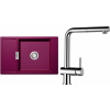 Set Schock S5-9 (dřez Mono D-100XS Berry + baterie Epos.120 Chrom)