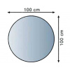 LIENBACHER Podkladové sklo L-CIRCLE-1 pod kachle, 6mm číre prevedenie, s fazetou 20mm