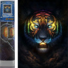 Norimpex Svietiace diamantové maľovanie Tiger 40x30cm