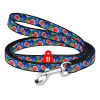 WAUDOG nylon dog leash 20 mm wide, 122 cm long 