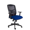 Alba YORK sieť kancelárska stolička modrá - Modrá, výš. sedu 45 - 55 cm, 61 cm, 96 - 106 cm, 46 cm, nosnosť 130kg, Pogumované kolieska, Podrúčky P41