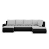 Signal Rozkladacia rohová sedacia súprava TOKIO II Pravá Šedá/čierna