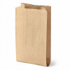 Šedé záhybové tašky Allbag 12 x 21 x 5 cm 100 kusov