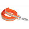 Firedog BioThane Vodítko Reflect 19 mm 1 m bez rúčky oranžové