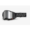 100% ACCURI 2 Goggle Black - Mirror Silver Lens, 50014-00038
