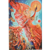 Firebird (Birds of Happiness) Mini 12-month Horizontal Softcover Flexi Dayplanner 2025 (Elastic Band Closure)