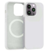 ER POWER Silikónový kryt CARNEVAL SNAP pre iPhone 14 Pro Max s MagSafe - biela (ERCSIP14PMMGLQ-WH)