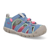 Barefoot športové sandále Keen - Seacamp II CNX coronet blue/hot pink modroružové