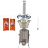 Green Home kotlík na guláš nerez 1,2 mm 40 l INOX, Green Home pokrievka nerez INOX, Green Home nerezová kotlina 45 cm LUX, vareška 80 cm SMREK, paprikové korenie na guláš 2 x 100 g