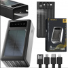 Solárna powerbanka, 30 000mAh, USB-C, Extralink EPB-093, čierna
