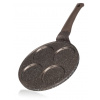 Banquet Lívanečník GRANITE BROWN 26cm, 4 lívance, nepřilnavý povrch