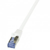 LogiLink Patch kábel kat.6A S/FTP PIMF 2.0m biely CQ3051S