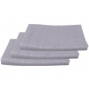 Kaarsgaren Prebaľovacia podložka 3 ks Tencel 48 x 80 cm šedá mriežka