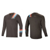 Alpinestars ALPS 4.0 L/S dres - Melange/Dark Gray/Teal Red XL