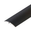 Profil AL prechodový 30 mm, elox Bronz čierny 05, 0,93 m, samolepiaco-narážací oblý, LW305w1 Cezar
