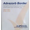 Advazorb Border krytie na rany samopriľnavé, atraumatické 15x15 cm, 1x10 ks