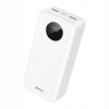 BWOO Power banka 22,5W, 30000 mAh s LCD displejom, biela