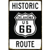 Ozdobná tabuľa na plech History Oklahoma Route 66