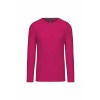 Kariban Pánske tričko s dlhým rukávom K359 Ružová Fuchsia M