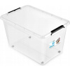 Box na hračky ORPLAST 39 x 35 cm bezfarebný (MOXOM - Veľký plastový kontajner na hračky - box - košík - 60 l)