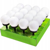 Solárne svietidlá - 16x solárne LED záhradné svietidlo biela guľa 10 CM (Solárne svietidlá - 16x solárne LED záhradné svietidlo biela guľa 10 CM)