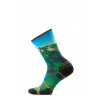 Turistické ponožky dámske Smartwool Hike Targeted Cushion Mountain Lake Print Crew Socks - capri