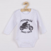 NEW BABY Body s potlačou New Baby Motorkář jako táta - 80