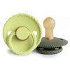 DVOJBALENIE CUMLÍKOV FRIGG ROPE GREEN TEA/ OLIVE, 0-6M, KAUČUK