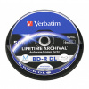 Verbatim BD-R DL, 50 GB, LIFETIME ARCHIVAL, spindle, 43847, 6x, 10 ks, pre archiváciu dát