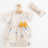 NEW BABY Dojčenské bavlnené šatôčky s čelenkou New Baby Víla - 56