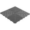 Swisstrax dlaždica modulárnej podlahy typu Ribtrax Pro 40 × 40 cm farba Pearl Grey sivá