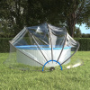 zahrada-XL Bazénová kupola okrúhla 467x234 cm PVC 93815