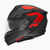 Prilba N304S CARVER, NOX (čierna matná, červená, veľ. 2XL)
