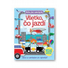 Kniha plná samolepiek Všetko, čo jazdí