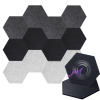 AKUSTICKÁ PENA ODHLUČŇOVACIA HEXAGON PANEL 12ks šesťuholník izba pre hráča