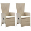 Záhradný stôl, stolík - Zložené stoličky 2 ks. Rattan domáce zvieratá (Zložené stoličky 2 ks. Rattan domáce zvieratá)