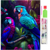 HUR DIAMANTOVÉ MALOVÁNÍ PAPOUŠCI 5D 30X40CM