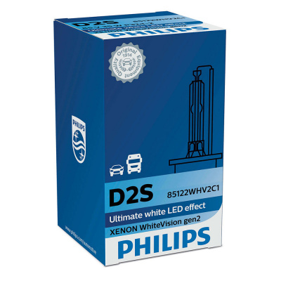 Philips xenónová výbojka D2S WhiteVision Gen2 85122WHV2C1 85V 35W - 1ks