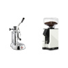 La Pavoni Stradivari Lusso + Eureka Mignon Silenzio 55, BL white