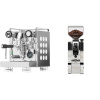 Rocket Espresso Appartamento, white + Eureka Mignon XL, CR chrome