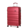 Veľký cestovný kufor s expandérom ABS, TSA 100l Worldline 628 bordová